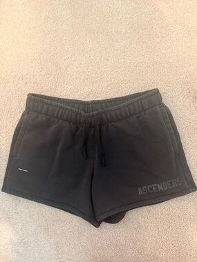 Under Armour Washed Black Sweatshorts